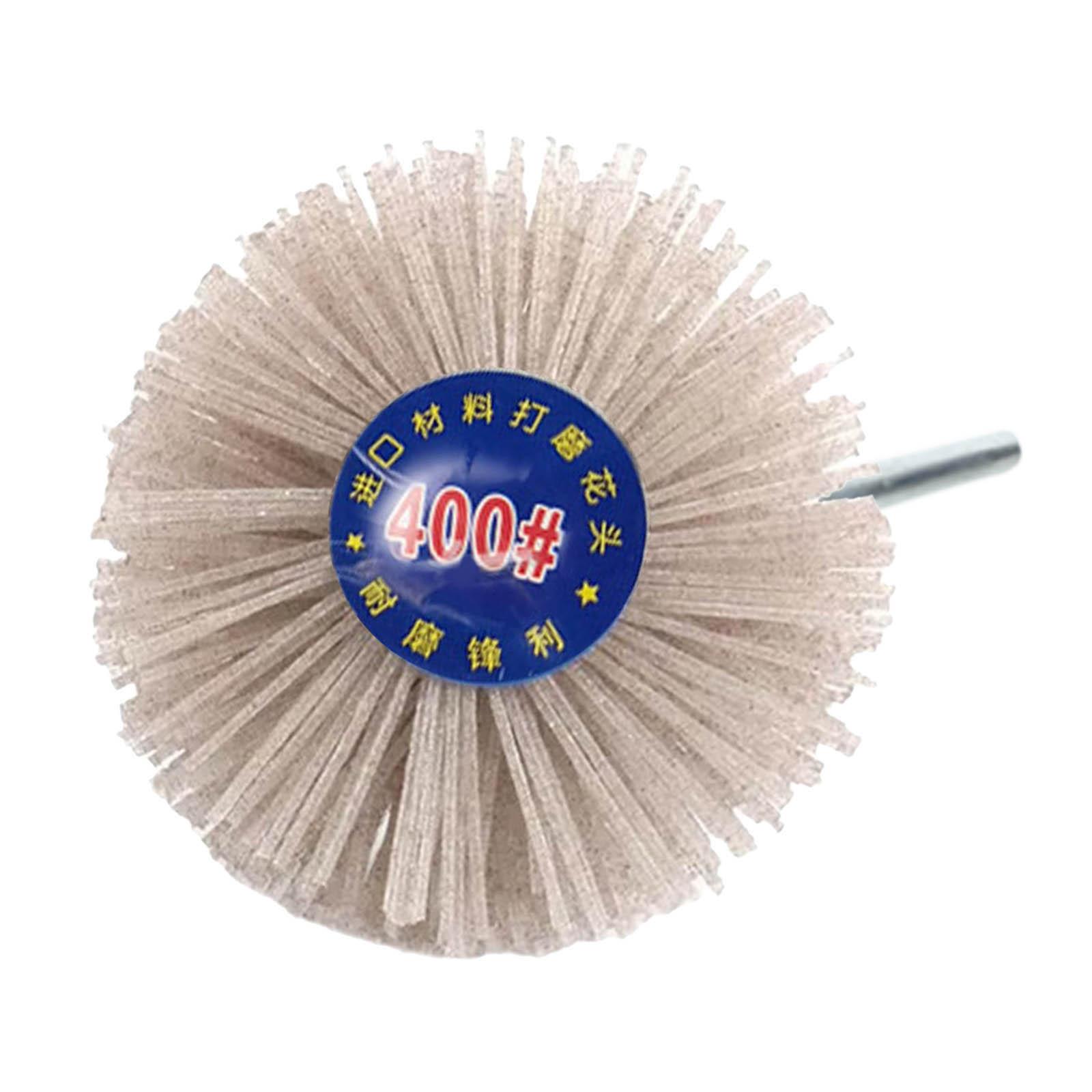 Magideal - Cepillo De Rueda De Para Pulir Carpintería, Cepillo De Alambre, De Cepillo De Copa De Rueda, Herramientas Rotativas, Cepillo De Pulido De Grano 400