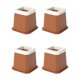 thumbnail image 3 of Elevadores De Muebles Elevadores De Cama Antideslizantes Para Mesa De Sofá Cama Trapezoidal Marrón, 3 of 5