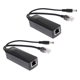thumbnail image 1 of Cable Divisor Adaptador PoE Pasivo De 48V A 12V 2A De Alimentación A Través De Ethernet De 2 Piezas, 1 of 5