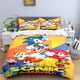 thumbnail image 1 of v939 Bed Sheets Exquisite Cartoon S-Sonic Wallpaper Anime Digital Printing Bedding Set Duvet Cover Comforter Bed Youth Kids Girl Boys Gift 3-Piece Bedding Set (1 Duvet Cover + 2 Pillow Shams) Bed Shee, 1 of 5