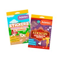 Block Stickers Colorea Y Crea Tu Escenario  Adetec