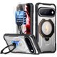 thumbnail image 1 of Funda Poetic Pixel 11 con Anillo MagSafe Negro/Transparente, 1 of 9