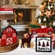 thumbnail image 2 of Bandeja navideña escalonada decorativa, 5 piezas de decoración de granja para interiores, letreros de madera con diseño de camión de ciervos de Feliz Navidad para invierno, decoración rústica navideña, 2 of 7
