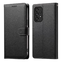 Funda Para Foxdock Samsung Galaxy A53 5G– Cuero Premium, 3 Ranuras Para Tarjetas, Protección Contra Impactos