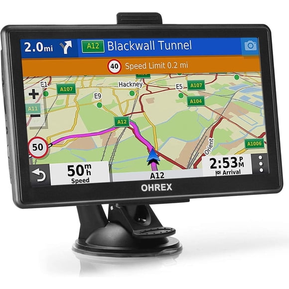 Navegador GPS OHREX N800 de 7 pulgadas, 8 GB, Bluetooth para Norteamérica