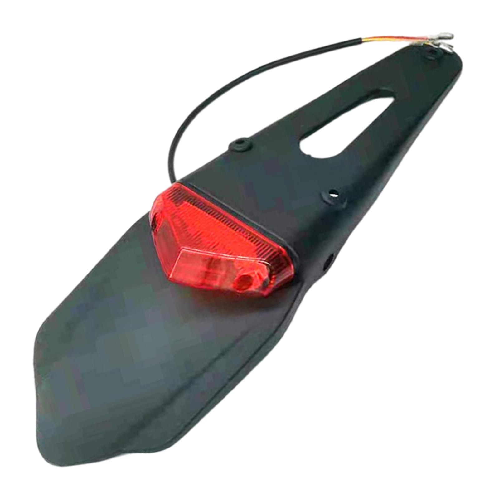 Magideal - Embellecedor De Cubierta Trasera De Motocicleta Con Lámpara De , Fácil De Instalar, Reemplazo Profesion, Soporte De Licencia De Matrícula Premium,