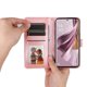 thumbnail image 4 of Funda tipo cartera FOXDOCK para OPPO Reno 10 Pro Plus , diseño girasol en relieve, cuero PU, cierre magnético, soporte y tarjetero, 4 of 5