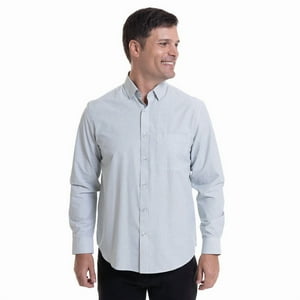 Kotting - Camisa Fantasía Estampada Gris Claro
