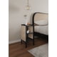 thumbnail image 2 of Mesa lateral de noche Manhattan Comfort Versailles de ratán negro, 2 of 8
