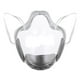 thumbnail image 1 of Funda Transparente Para Mascarilla, Protector Facial Transparente, Reutilizable, Con Válvula De Respiración, Color Gris, 1 of 3