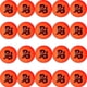 thumbnail image 1 of Pelotas de hockey Premier Sports, paquete de 20, baja rebote, color naranja, 1 of 6