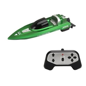 Maravillas Valdivia - Lancha Control Remoto Mini Bote 2,4 Bateria Recargable Verde