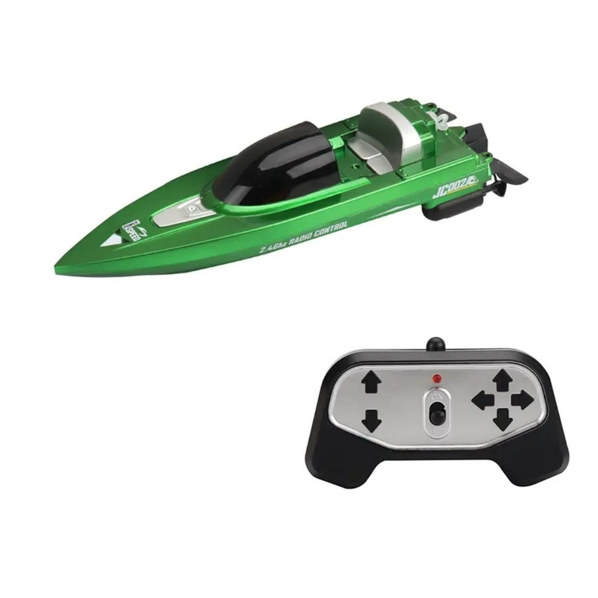 Maravillas Valdivia - Lancha Control Remoto Mini Bote 2,4 Bateria Recargable Verde