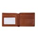 thumbnail image 4 of Cartera BREED Locke de piel auténtica con doble pliegue, color marrón, 4 of 4