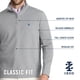 thumbnail image 5 of Camisa IZOD Performance Comfort de Manga Larga con Cuello Cuarto de Cierre, Talla L, 5 of 6