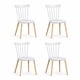 thumbnail image 4 of Comedor Mesa de Vidrio 120x80 + 4 Sillas Windsor Blancas, 4 of 4