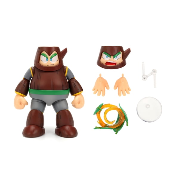 Figura de acción Jada Mega Man Wave 3 Wood Man 15 cm escala 1:12