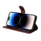 thumbnail image 4 of Funda Billetera para iPhone 15 Pro con Porta Tarjetas y Soporte Ajustable Marrón, 4 of 6