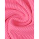 thumbnail image 5 of INSPIRE CHIC Conjunto de Pijama para Mujer de Punto Acanalado Cami Sin Mangas con Cuello Cuadrado y Pantalones Cortos con Abertura Ropa de Dormir Conjuntos de Salón L Rosa Rosa, 5 of 6