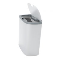 Bothyi - Cubo De Basura Automático, Cubo De Basura Eléctrico Estrecho Para Dormitorio, Oficina, Gris