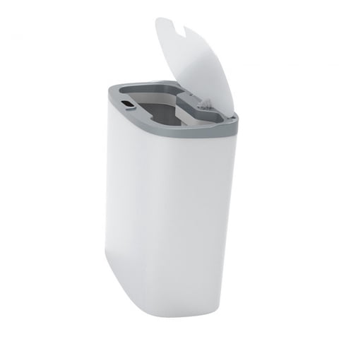 Bothyi - Cubo De Basura Automático, Cubo De Basura Eléctrico Estrecho Para Dormitorio, Oficina, Gris