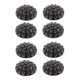 thumbnail image 1 of 8 Piezas Botones De Vástago De Cristal De Diamantes De Imitación Manualidades De Costura De Vestido De Novia Negro, 1 of 5