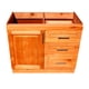 thumbnail image 2 of Mueble De Cocina Base De Lavaplatos Sin Fuenton 1000 Mm Estructura Aglomerado 18 Mm Frente De Madera, secador derecho, 2 of 4