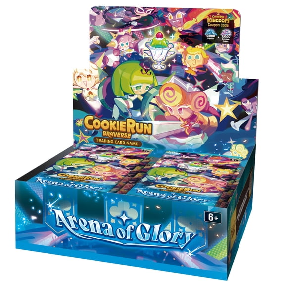 Caja de sobres de CookieRun: Braverse (Juego de Cartas Coleccionables) – 28 sobres