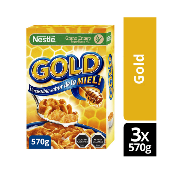 Pack x3 cereal Gold 570g