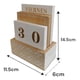 thumbnail image 3 of Adorno Calendario Decorativo Oficina Fecha Dinamico 9pcs Beige, 3 of 3