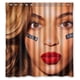 thumbnail image 1 of Cortina de ducha de Beyoncé, diseño de mujer sexy, con ganchos, tamaño 60 x 72 pulgadas, 1 of 3