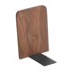 thumbnail image 1 of Sujetalibros De Madera Moderno Elegante Y Pesado Para Estanterías De Escritorio 11 X 12 X 17 Cm Color Marrón, 1 of 5