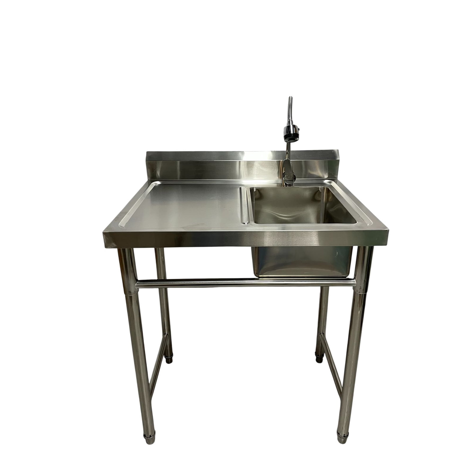 Dhi - Lavafondos 80x60 Secador Izquierdo Industrial Acero Inox.