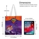 thumbnail image 5 of Monster Bash Bolso de tela con estampado de lienzo para mujer, bolsa de compras reutilizable y estética, con cremallera interior, regalo para mujer,40*45cm., 5 of 6