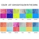 thumbnail image 2 of Polvo Pigmentado SEISSO 12 colores 20 g que brillan en la oscuridad, 2 of 8