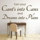thumbnail image 2 of Decomural Dreams Into Plans Inspirational WS-43003, 2 of 2