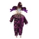 thumbnail image 1 of Mu?ecas De Porcelana Mu?eca Payaso En Forma De Lágrima Con Trajes Morados Regalos De Halloween, 1 of 5