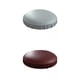 thumbnail image 1 of Funda Para Silla De Taburete De 2 Piezas, Cuero PU Elástico Impermeable Gris Y Rojo, 1 of 2