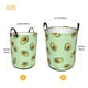 thumbnail image 5 of Aguacate Cesta de lavandería de gran capacidad redonda con asa, bolsa para ropa sucia plegable, almacenamiento para dormitorio, baño y lavadero 44x35 cm, 5 of 6
