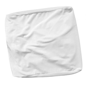 Magideal - Funda De Taburete Cuadrada De Terciopelo De Alta Elasticidad, Parte Inferior Elástica, Protección De Muebles, Lavable, Extraíble, A Prueba De Polvo Blanco