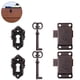 thumbnail image 2 of 2 juegos de cerraduras para puertas de armarios antiguos, cerraduras para armarios, cerraduras para muebles antiguos con llave para buzones, taquillas, armarios y cajas de herramientas., 2 of 8