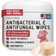 thumbnail image 1 of Toallitas para patas de perro Chew + Heal, antibacterianas y antimicóticas, 50 unidades, 1 of 8