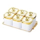 thumbnail image 4 of Plato De Frutos Secos Con Compartimentos Para Almacenar Alimentos, Para Comedor, Sala De Estar, Fiestas, Porcelana Blanca, 4 of 5