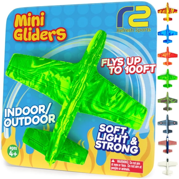 Miniavión planeador de goma Foam Airplanes Refresh Sports