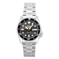 Reloj Análogo Seiko 5 Sports Skx Street Stonewash Negro Hombre