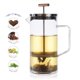 thumbnail image 3 of Prensa de té Teabloom 1000 ml con mango de cobre y filtro de acero inoxidable, 3 of 7