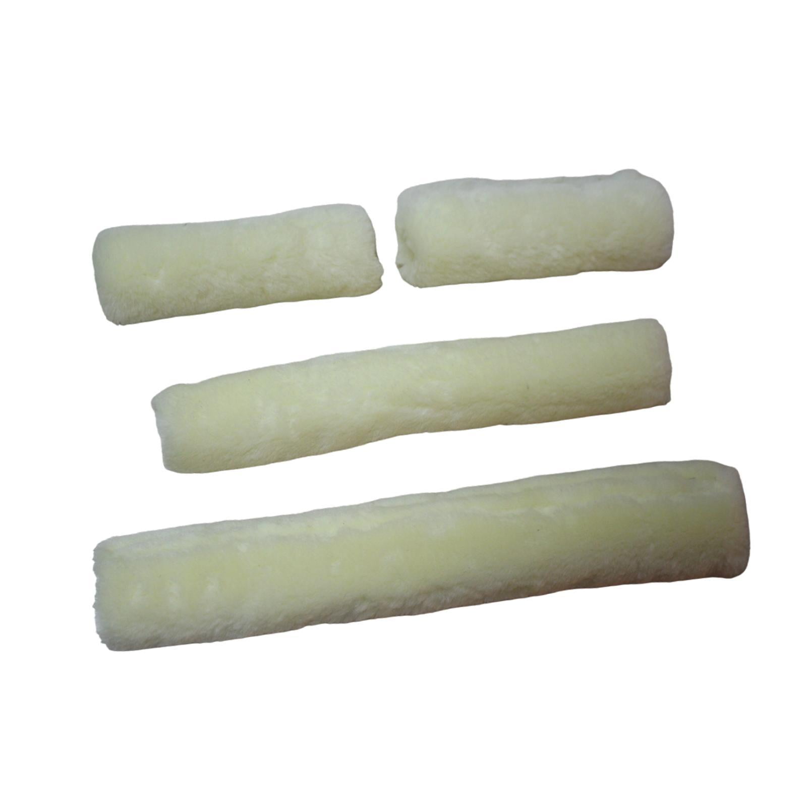 4 Fundas Para Cabestro De Caballo, Suaves, Fáciles De Mantener, De Repuesto, Transpirables, Color Beige