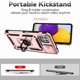 thumbnail image 5 of Funda Resistente Anillo Soporte Samsung Galaxy A22 5G Privacidad Cámara Montaje Magnético Oro rosa, 5 of 5