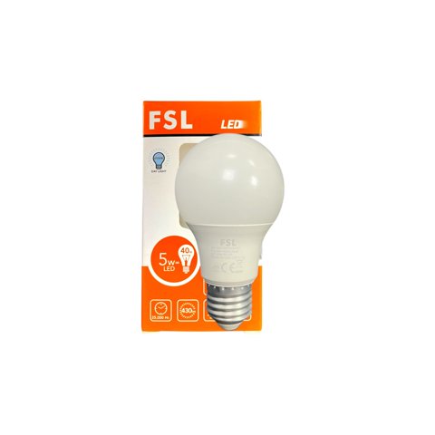 Pack X3 Ampolletas Led A60 5W E27 Universal Luz Fria Fsl