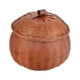 thumbnail image 1 of Caja De Almacenamiento Redonda De Ratán, Canasto De Calabaza Tejida A Mano Para Pastelerías, Hogar, Familia L, 1 of 3